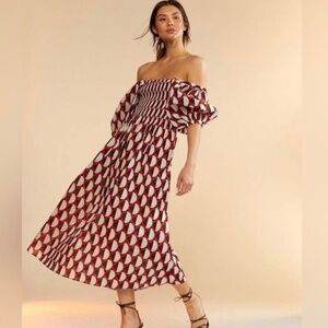 Gorgeous Midi Cynthia Rowley Off Shoulder Dress